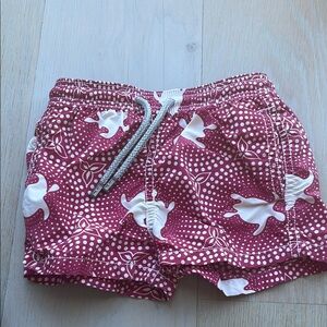 Vilebrequin Kids Swim Shorts - Red and White